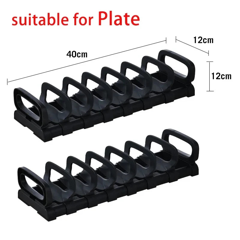 Kitchen Dishes Storage Rack Cabinet Drawers Organizers Plate Holder Bowl Stand Adjustable Dish Organizers Kitchen Accessories