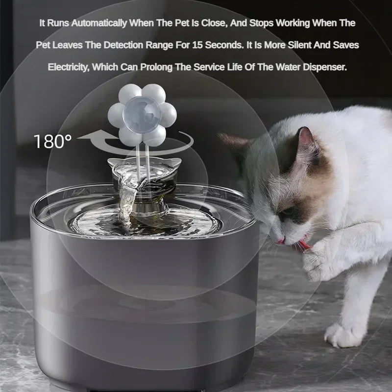 Pet Cat Water Dispenser Automatic Circulation Filter Electric Silent Pump USB Cat and Dog Water Dispenser Pet Water Dispenser