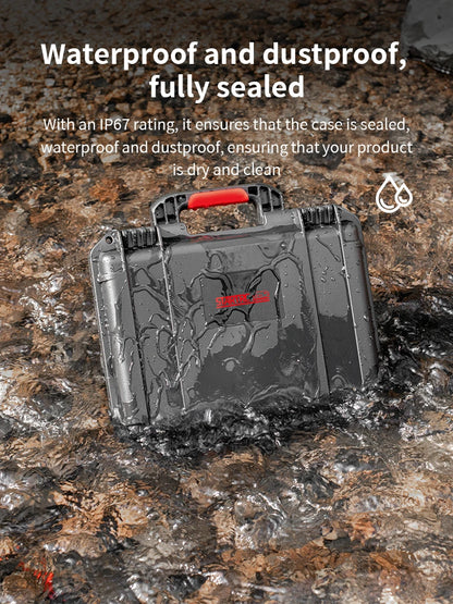 STARTRC Insta360 X5 Camera Accessories 2 Layers Hard Case Carrying Case Waterproof Portable Travel Box for Essentials Bundle
