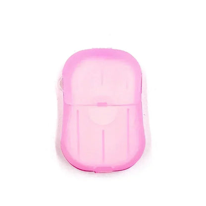 Outdoor travel disposable soap tablet box soap paper Portable hand washing tablet Small soap tablet mini soap sheet