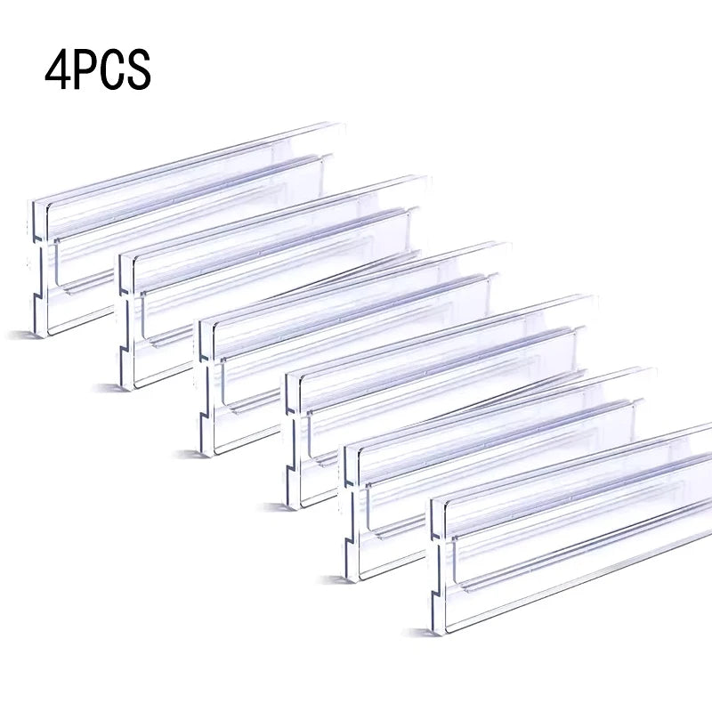 1/2/4/8PCS Drawer Dividers Organizers Adjustable Cabinet Storage Clothes Drawer Organizer Clear Drawers Separators Kitchen Tools