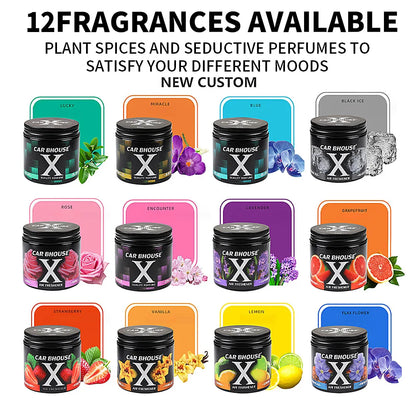 Car Air Freshener Solid Cologne Lavender Lemon Auto Accessories Vanilla Good Smell Odor Eliminator Essential For Home Closet