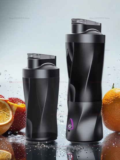 Portable Juicer Blender USB Rechargeable 700ML Large Capacity Outdoor Fruit Smoothie Maker Dual-Use Mixer for Fitness and Travel
