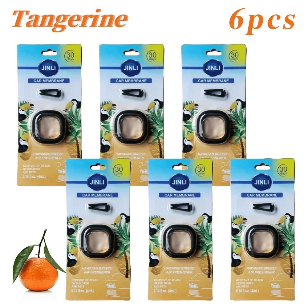Long-Lasting Car Air Freshener Vent Clip Essential Oil Scented Odor Eliminator 0.14oz Alcohol-Free Fragrance for Fresh Car Smell