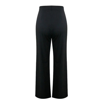 Cargo Pants Women High Waist Casual Work Pants Solid Stretch High Waist Straight Trousers Cargo Pants For Women Plus Size