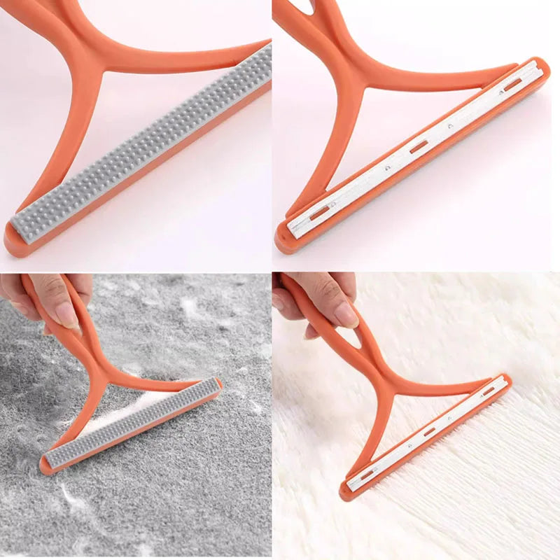 Portable Lint Remover Pet Hair Remover Brush Carpet Wool Coat Clothes Lint Pellet Manual Shaver Removal Scraper Cleaning Tool