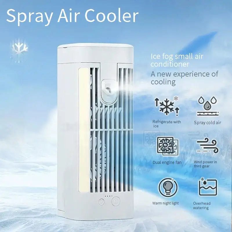 Air Conditioning Fan Cooler Household Spray Refrigeration Small Air Conditioner Indoor Water Cooling Electric Fan