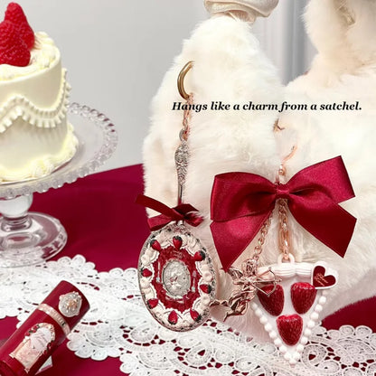 Flower Knows Strawberry Cupid Collection Solid Perfume Balm Pendant Perfumes Convenient On-the-Go