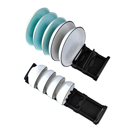 Kitchen Dishes Storage Rack Cabinet Drawers Organizers Plate Holder Bowl Stand Adjustable Dish Organizers Kitchen Accessories