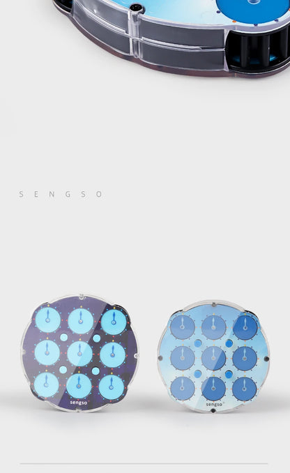 Sengso Magnetic Magic clock 3x3x3 Magic clock 4x4 magic clock 5x5 Magic Clock 3x3 magic cube clock Magnetic Speed cube clock toy