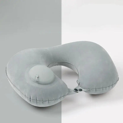 Inflatable Portable Neck Pillow That Can Be Stored And Self Filled Suitable For Outdoor Travel Business Trips U-shaped Pillow