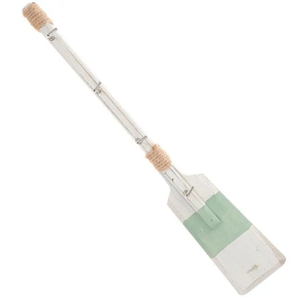 Hooks Wall Hook Wooden Nautical Hanger Decor Mediterranean Paddle Oar Rack Coat Decorative Hat Hanging Style Beach Boat Ornament