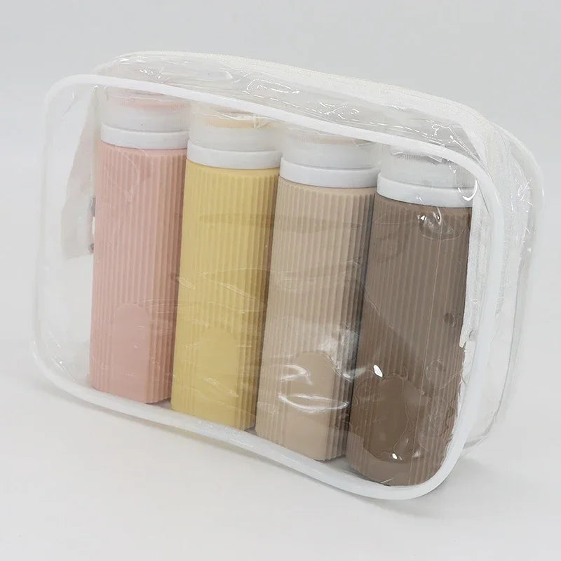 Travel Bottles for Toiletries Tsa Approved 3oz Travel Size Containers BPA Free Leak Proof Refillable Liquid Silicone Squeezable