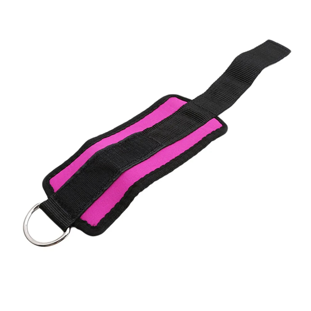 D-Ring Ankle Anchor Strap Belt Leg Strap Lifting Fitness Exercise Band Gym Cable Attachment Thigh Elastic Fitness Resistencia