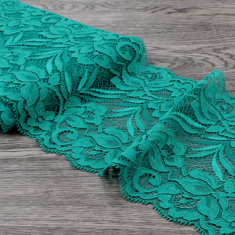 15cm Wide Lace Fabric Elastic Lace Ribbon 1meter DIY Apparel Sewing Handmade Crafts Lace Tape