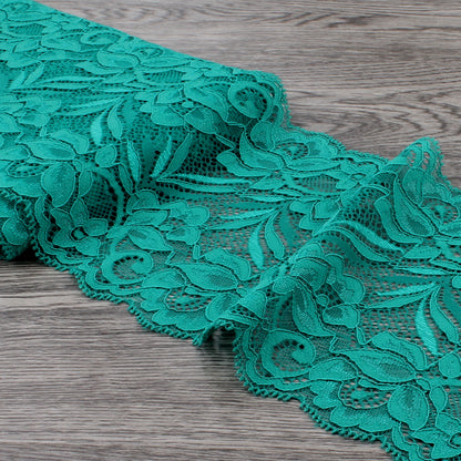 15cm Wide Lace Fabric Elastic Lace Ribbon 1meter DIY Apparel Sewing Handmade Crafts Lace Tape