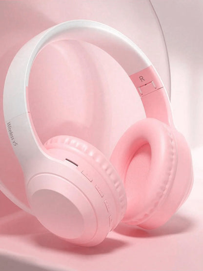 Headset Wireless Headset, Long Life, Foldable, Low Latency Gaming Noise Cancelling Wireless Headset