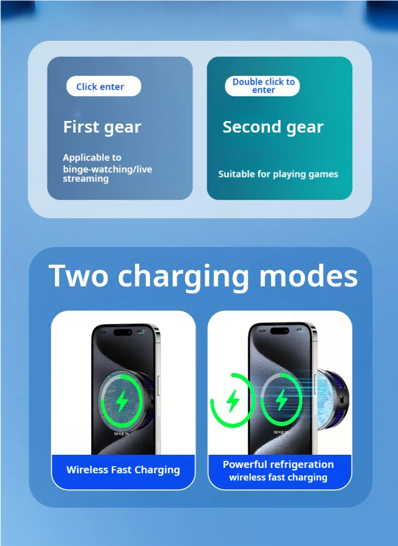 SL15 New Mobile Phone Radiator for Mobile Phone Phablet Fan Semiconductor Mobile Phone Cooler Gaming Cooler Mobile Phone