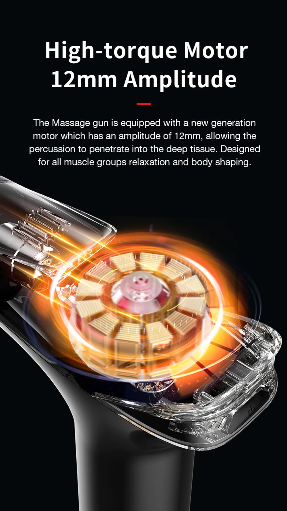 Portable Massage Gun Percussion Pistol Massager Professional Deep Muscle Massager For Body Neck Back Relaxation Fitness Slimming