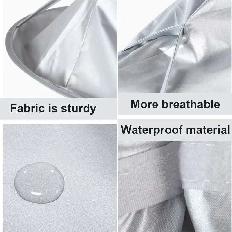 Adult Medium Size Haircut Cloak Cloth Hair Dye Breathable Household Haircut Cloak Foldable Haircut Tool