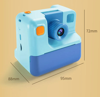 Kids Instant Camera Print Camera For Children Camera 1080P HD Digital Camera Photo Paper Child Toy Camera For Christmas Gift