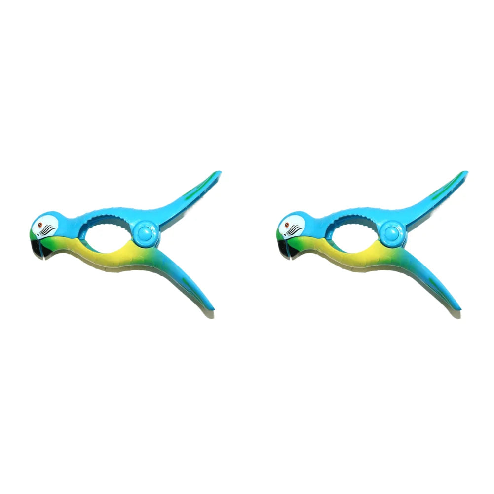 1/2PCS Cute Plastic Beach Towels Clips Large Drying Rack Retaining Clip Windproof Clothes Pegs Pins Animal Decorative Clothespin