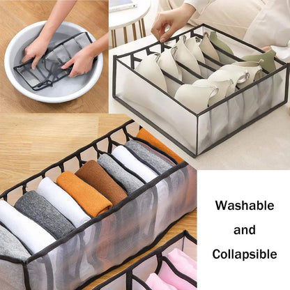 Closet Organizer Underwear Organizer For Wardrobe Clothes Organizers Cabinets Drawer Organizers Bra Socks Storage Organizer Box