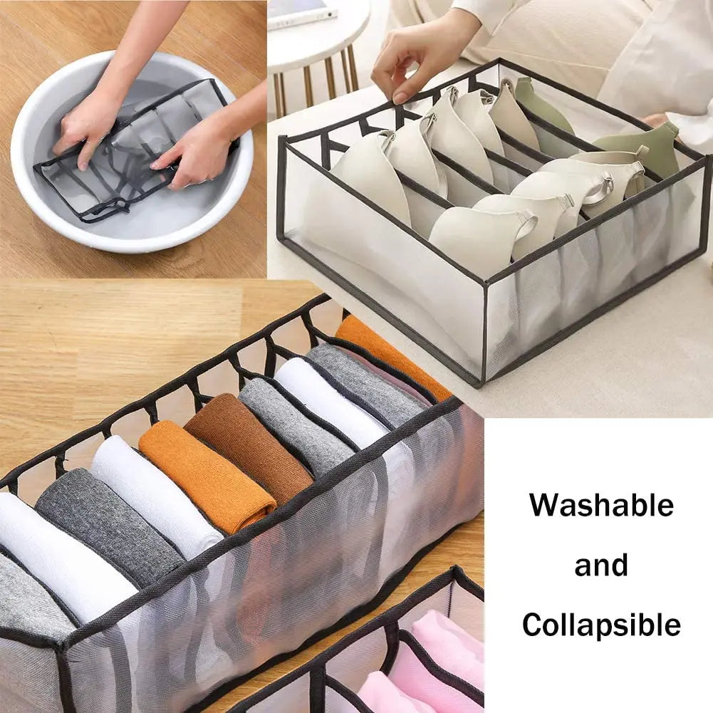 Closet Organizer Underwear Organizer For Wardrobe Clothes Organizers Cabinets Drawer Organizers Bra Socks Storage Organizer Box