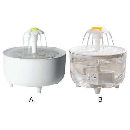 1200ml Cats Water Filter Automatic Cat Water Fountain Filter USB Electric Mute Recirculate Filtering Drinker Pet Water Fountain