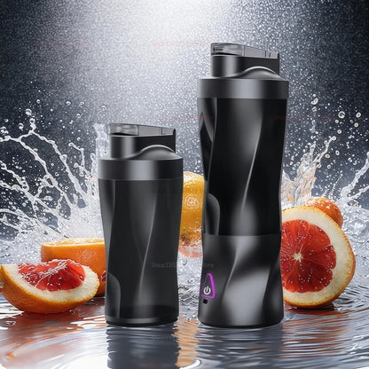 Portable Juicer Blender USB Rechargeable 700ML Large Capacity Outdoor Fruit Smoothie Maker Dual-Use Mixer for Fitness and Travel
