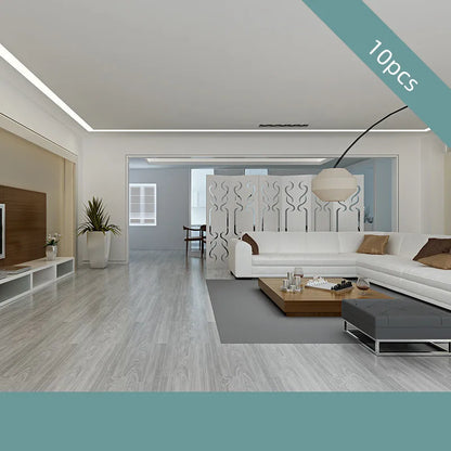 10PCS 40x15cm Thickened Self-adhesive Wood Grain Floor Wallpaper Bedroom Decoration Floor Stickers Home Decor Floor Wallpaper