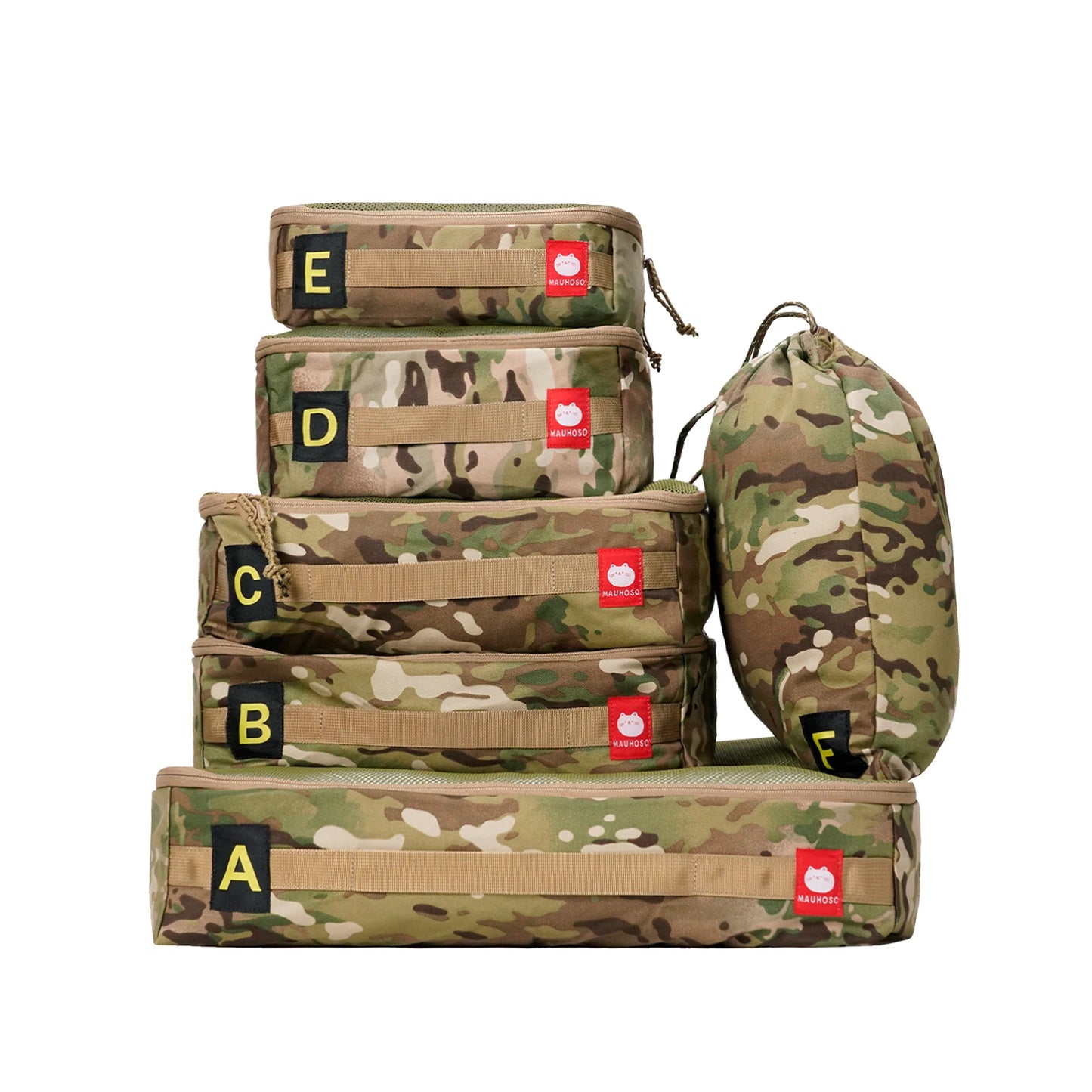 MAUHOSO 6 Set Packing Cubes,Compression Cubes For Suitcases Luggage