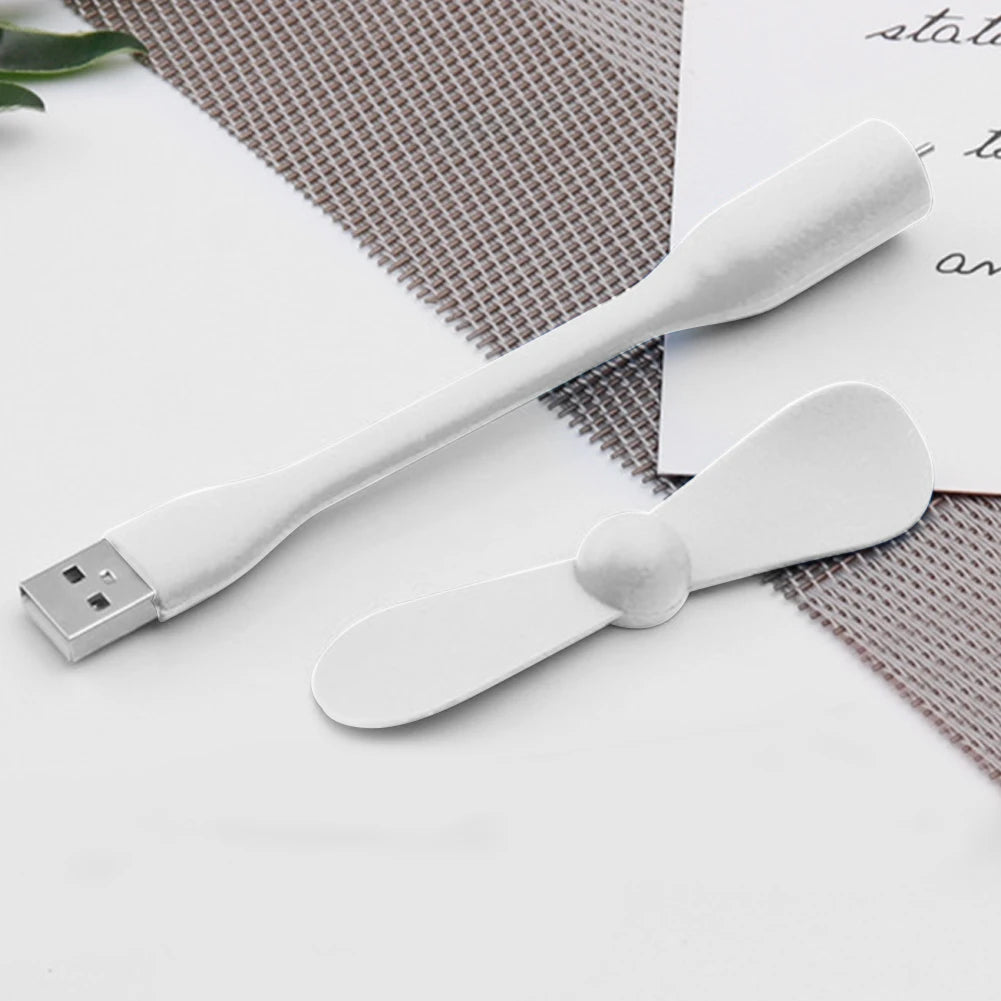 Flexible Portable Mini Fan for Power Bank Notebook Computer Summer Travel Cooling Cooler Mobile Phone USB Gadgets Fans