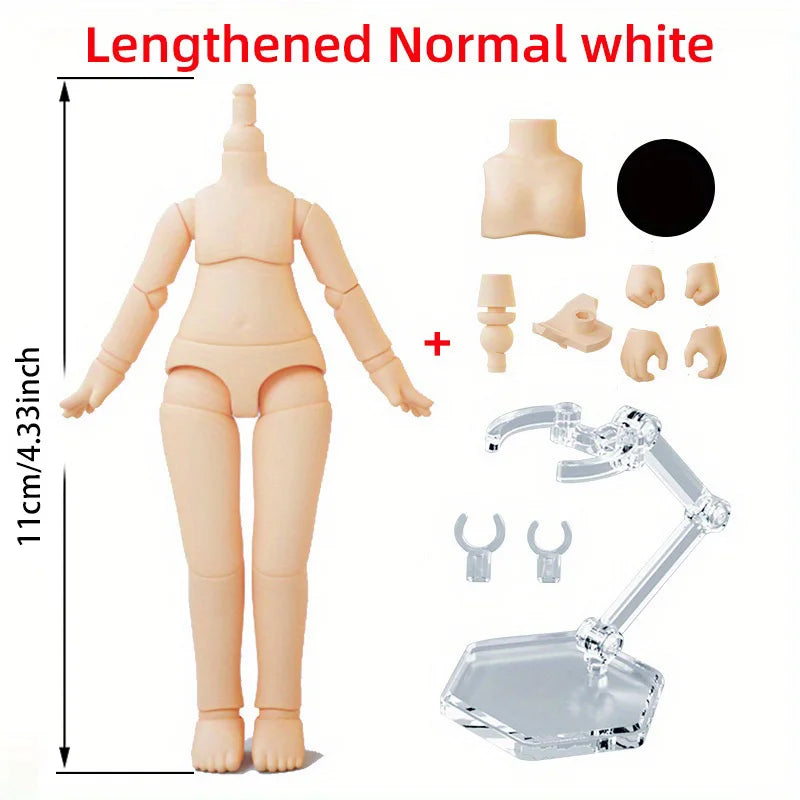 Obitsu 11 Doll Toys YMY Body Suitable for GSC Head Ob11 BJD Body Spherical Joint Doll Toy Hand Set Accessories