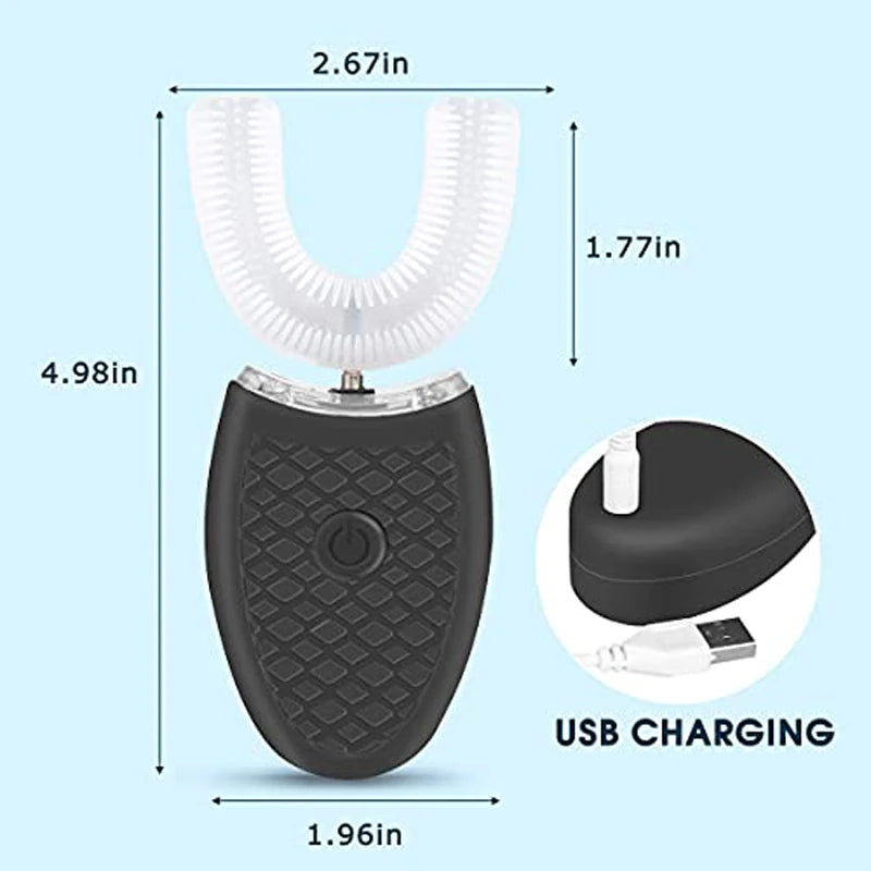 Professional Electric Teeth Tray Waterproof Wireless Rechargeable Tooth Whitening Machine LED Light White Light Teeth Brush