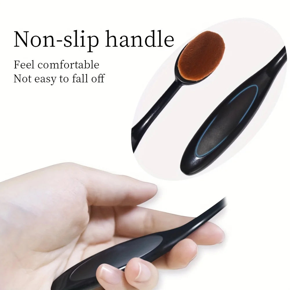 Pet Ear Cleaning Brush with Soft Plastic Bristles – Gentle Paw Cleaner for Dogs and Cats, Comfortable Oval Shaped Handle