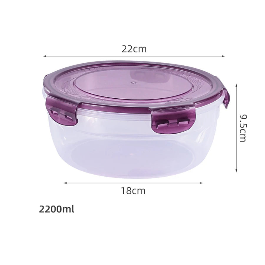 Fridge Organizer Food Storage Containers Fresh Fruit Refrigerator Storage Box Snack Sealed Jar Lunch box Kitchen organizer