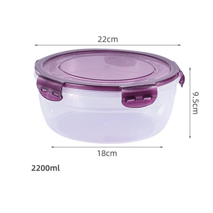 Fridge Organizer Food Storage Containers Fresh Fruit Refrigerator Storage Box Snack Sealed Jar Lunch box Kitchen organizer