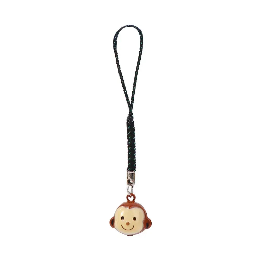 for Phone Cartoon Bell Pendant DIY Keychain Bear Bunny Phone Dolls Phone Lanyard Phone Bell Straps Mobile Phone Straps