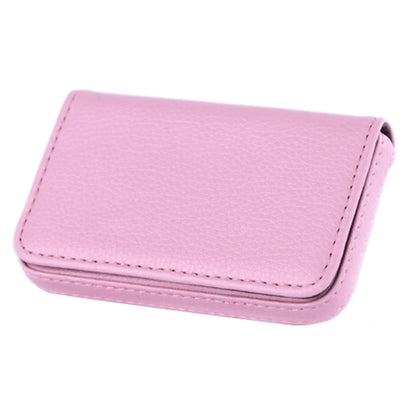 Solid Color PU Leather Business Card Holder Name Card Holder Card Book Large Capacity Card Package Card Holder Card Organizers