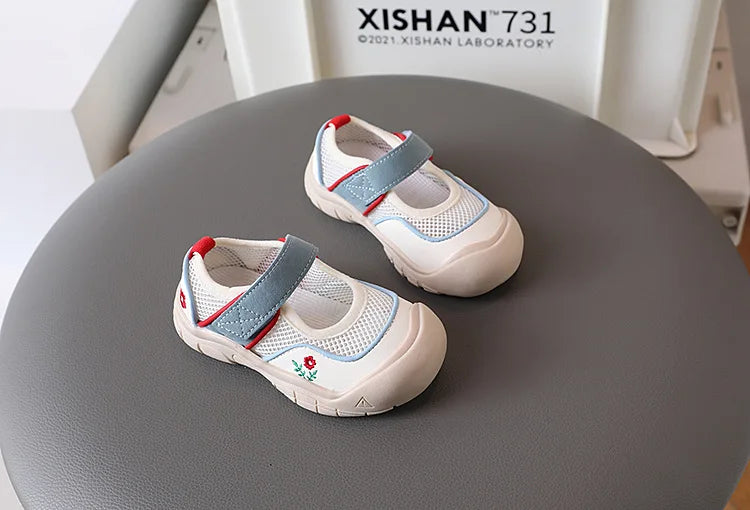 Kids mesh sneaker Anti-slip Sandal Toddler Boy Sports Shoe Girl Children Breathable Beach Sandal Soft Bottom sports casual Shoes