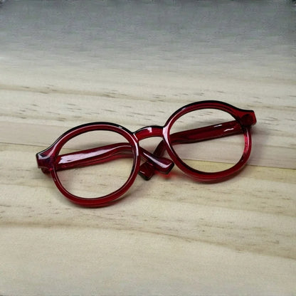 LABUBU 17cm Doll 6.5cm Transparent Glasses Stylish Sunglasses for 1/8 -1/4 BJD Doll Accessories