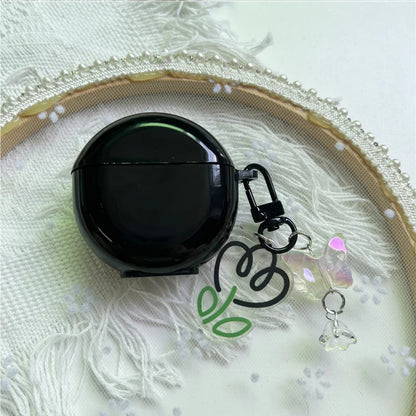 Cute Keyring Case for Lenovo HT38 Protective Cover Wireless Bluetooth Headphone Case for Lenovo HT38 Earbuds Cover