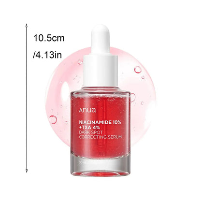 Anua 10% Niacinamide + 4% Hyaluronic Acid Serum, Hyaluronic Acid, Vitamin B12 Natural Pigment, Suitable for Sensitive Skin, 30ml
