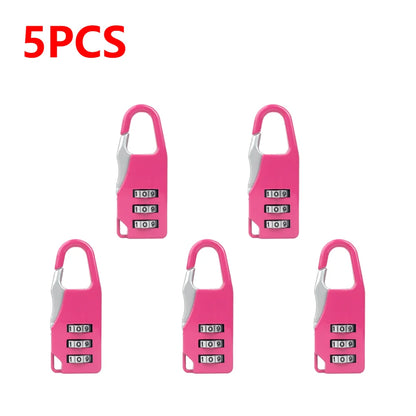3 Digit Number Combination Pad Lock Padlock Outdoor Waterproof Lock Suitcase Luggage Security Coded Lock Zinc Alloy Code Lock
