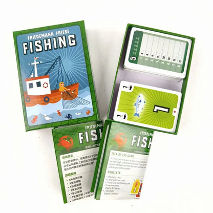 Fishing New Board Game 3-5 Players 40-60 Minutes Family/Party Table Game Fun Friends Card Game Entertainment