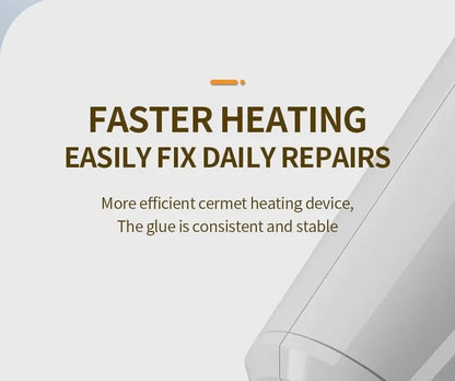 Mini Cordless Hot Melt Glue Gun, High Temperature Electric Repair Tool, DIY Power Tools, Plug-in Household, 10W, 80W, 7mm, 11mm