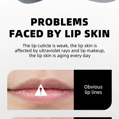 BEAUTY GLAZED Nourishing Lip Balm with Plant Squalane and Amino Acids, Natural Oil-Based, Long-Lasting Moisture Plant Squalane