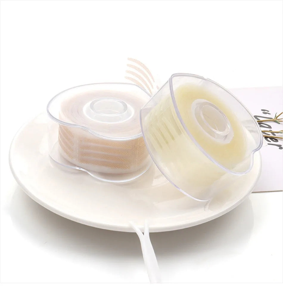 600Pcs Invisible Double Eyelid Tape Lace Eye Lift Strips Adhesive Stickers Makeup Big Eyes Woman Waterproof Face Beauty Tools