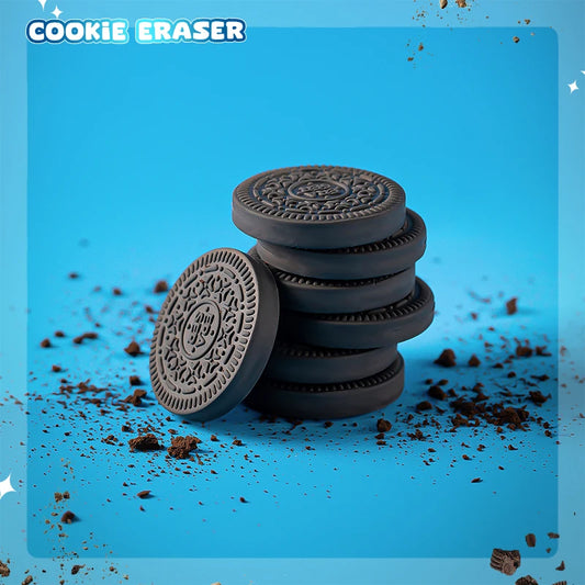 Kawaii stationery items School teacher gift Office Supplies classroom back to school cookie Carton Rubber Erasers cute things